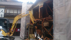 湯平温泉の旅館解体施工実績