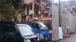 地元湯平温泉の旅館の解体工事施工実績